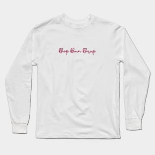 khop khun khrup - maroon red Long Sleeve T-Shirt